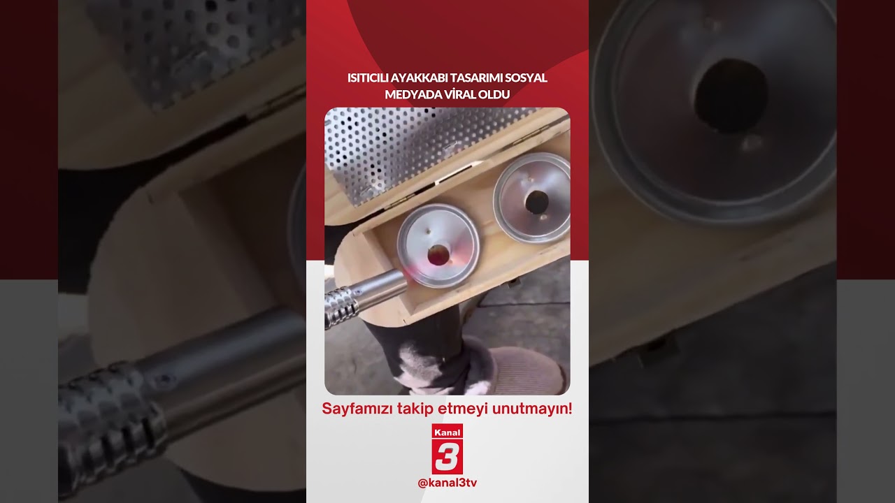 Isıtıcılı ayakkabı tasarımı sosyal medyada viral oldu… 📶https://kanal3.com.tr/ Sosyal Medya