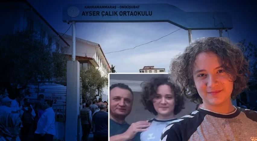 Kahramanmaraş'ta 9 öğrenci ile bir öğretmenin hayatını kaybettiğini okul saldırısıyla