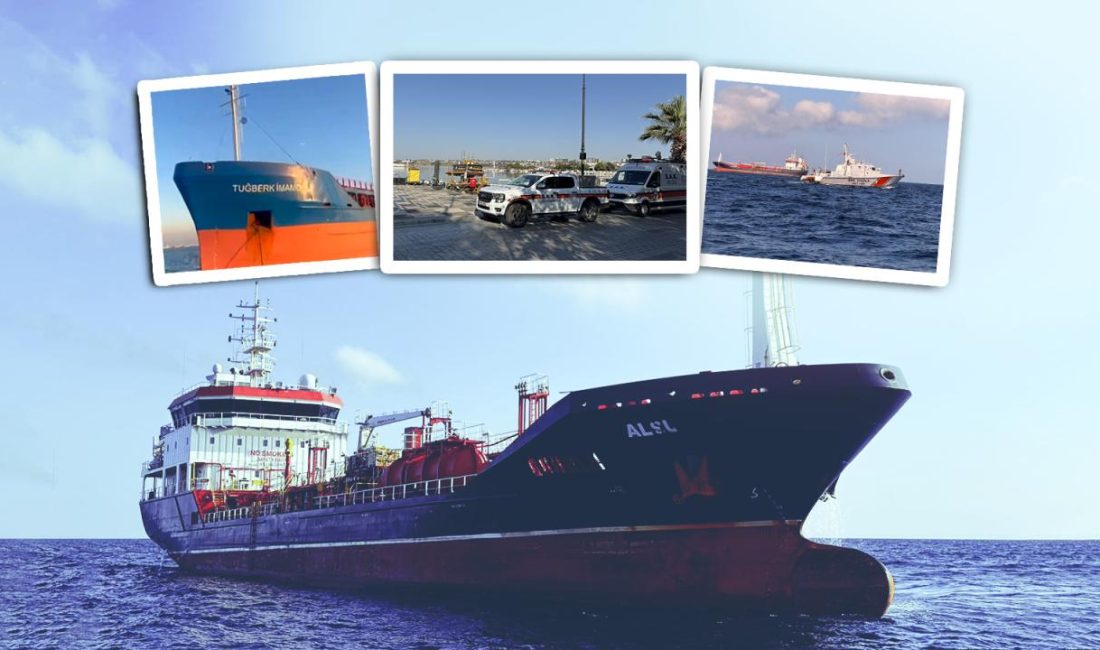 Silivri açıklarında Türk bayraklı ALSU ile TUĞBERK İMAMOĞLU isimli iki