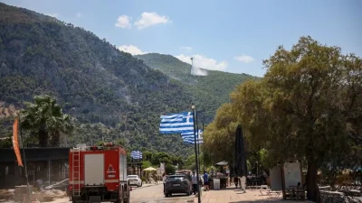 Yunanistan'da 10 bölgede yüksek yangın riski ilan edildi! İtfaiye Teşkilatı'nın