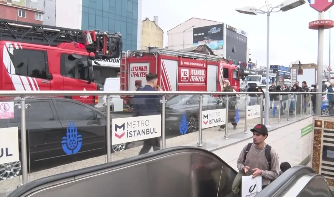 İstanbul’da M5 Üsküdar-Sultanbeyli Metro Hattı’nın Ihlamurkuyu İstasyonu’nda kablolarda meydana gelen