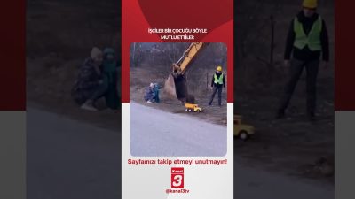 Kanal 3Paz, Ekim 4, 2026 12:00pmURL:Embed:İşçiler bir çocuğu böyle mutlu