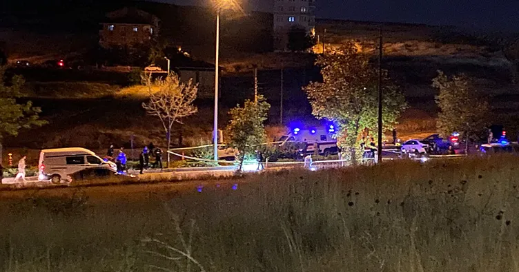 Ankara’nın Pursaklar ilçesinde polis ekiplerinin uygulama noktasında durdurduğu araçtan açılan