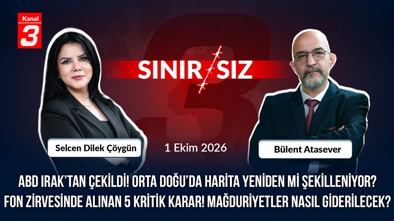 Sınırsız | 1 Ekim 2026 📶https://kanal3.com.tr/ Sosyal Medya Hesaplarımızı Takip