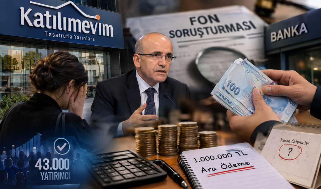 Katılımevim ve sermaye piyasalarında yürütülen fon soruşturmasında yatırımcıların kilitlendiği ödeme