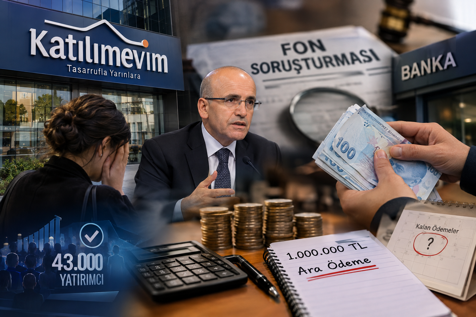Katılımevim ve sermaye piyasalarında yürütülen fon soruşturmasında yatırımcıların kilitlendiği ödeme