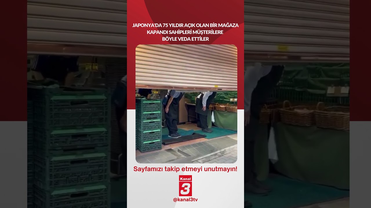 Japonya’da 75 yıldır açık olan bir mağaza kapandı, sahipleri müşterilere