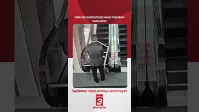 Kanal 3Cum, Ekim 2, 2026 8:00amURL:Embed:Yürüyen merdivende masa taşınınca kaos
