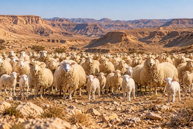 Meksika'ya bağlı Socorro Adası'na yıllar önce bırakılan küçük bir koyun