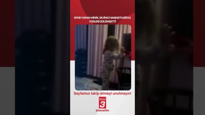Kanal 3Pts, Ekim 12, 2026 10:00amURL:Embed:Spor yapan minik, sevimli hareketleriyle