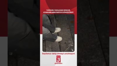 Kanal 3Per, Ekim 1, 2026 10:00amURL:Embed:Yağmura yakalanan gençler, ayakkabılarını fıskiyeye