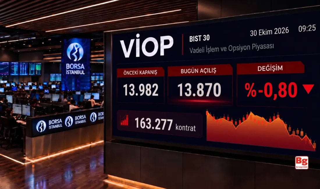 Borsa İstanbul Vadeli İşlem ve Opsiyon Piyasası’nda (VİOP) ekim vadeli